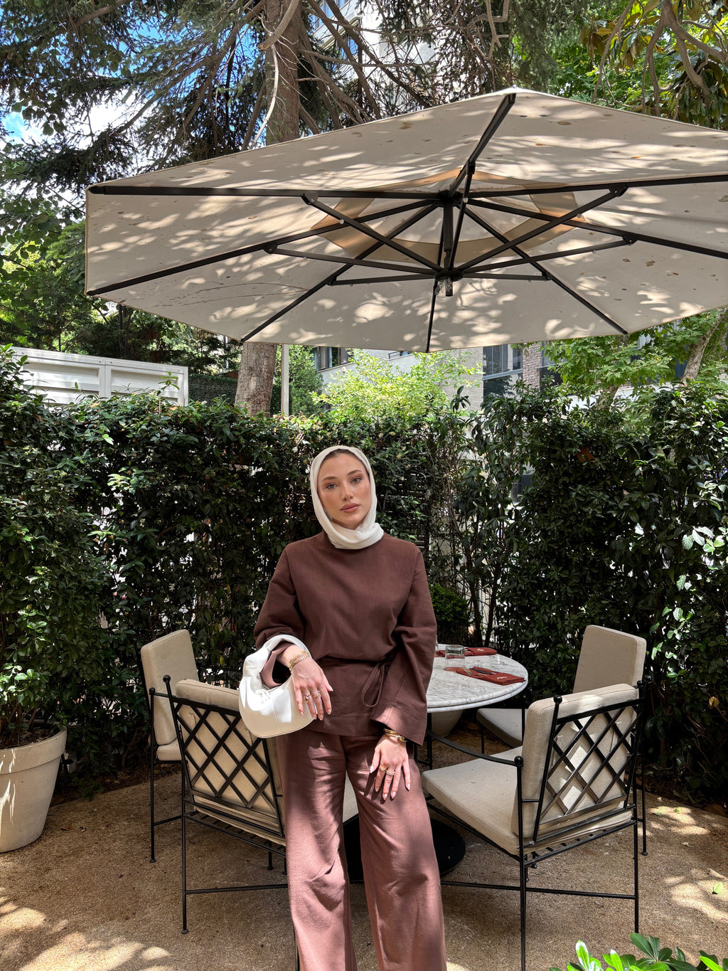 Kahve Keten Takım