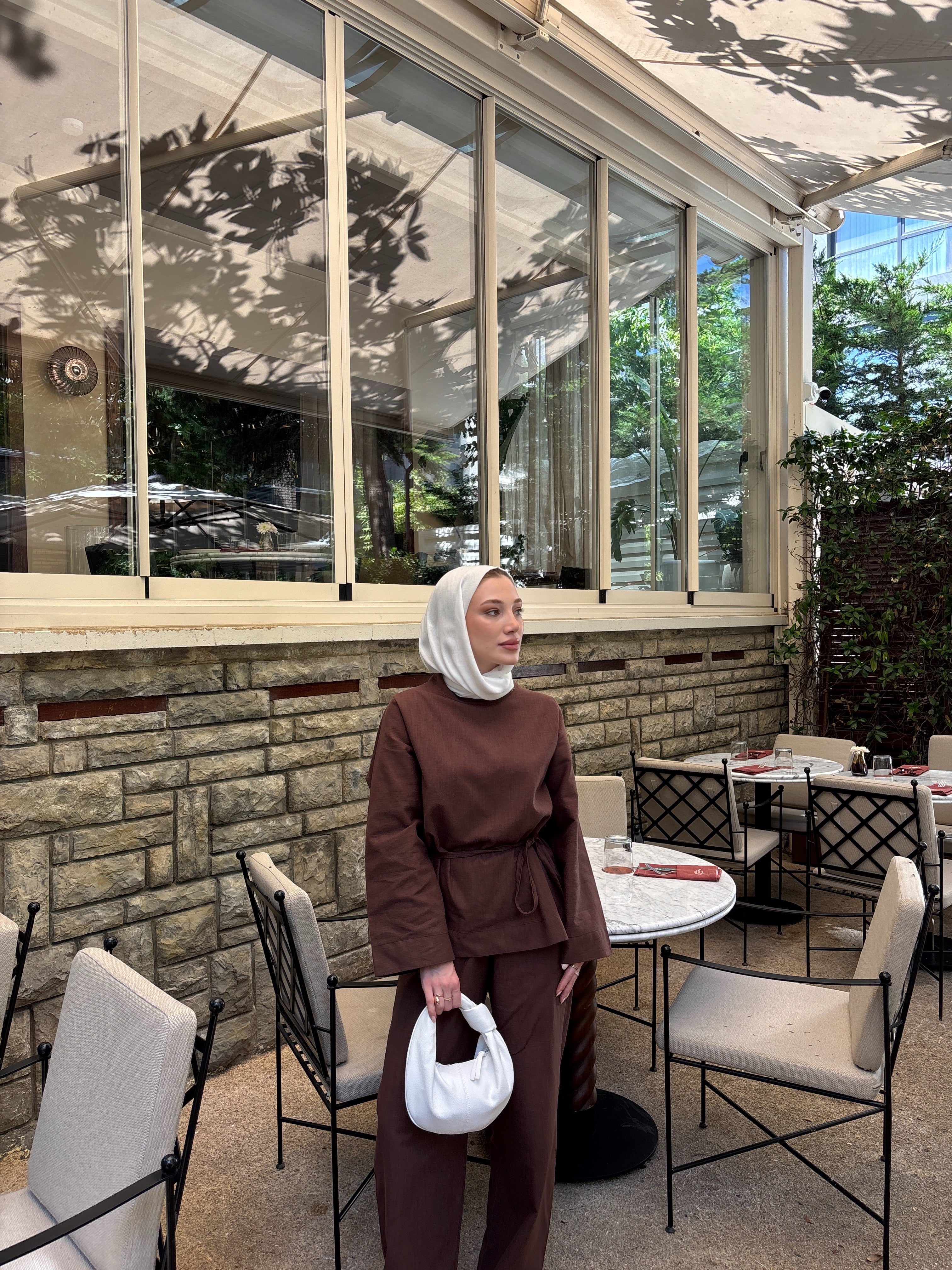 Kahve Keten Takım
