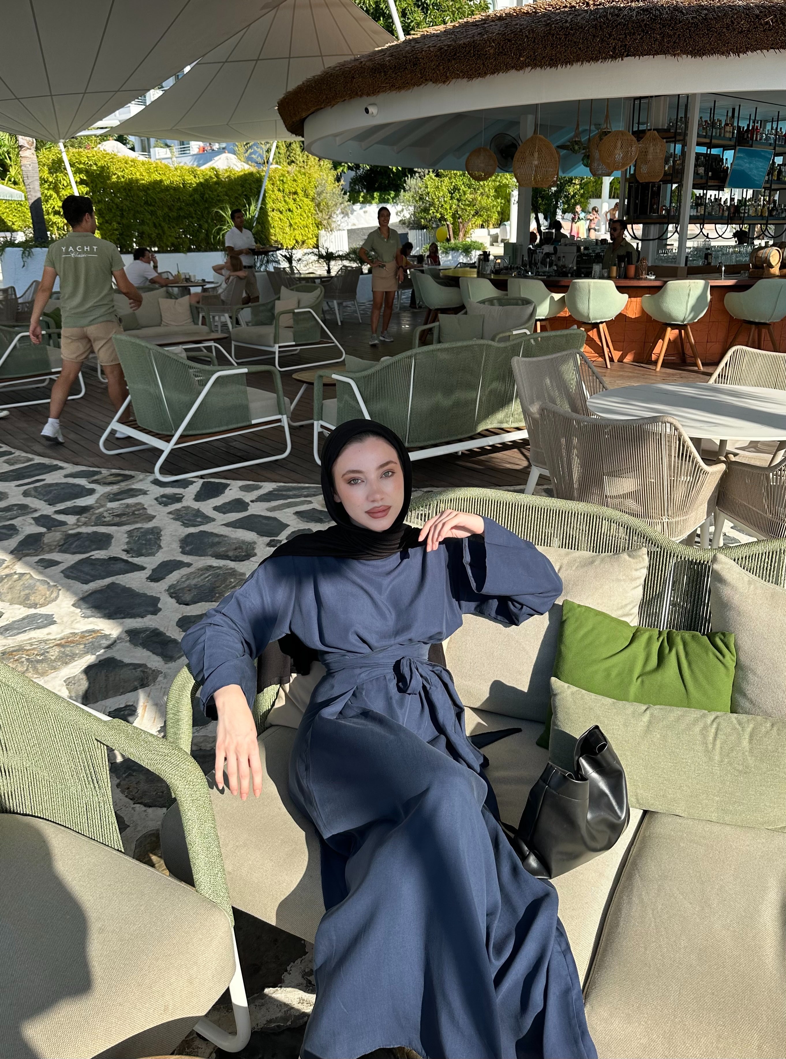 Tasarım Lacivert Elbise